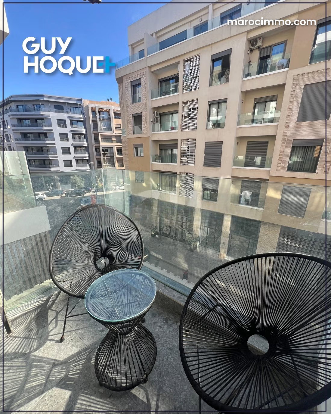 Furnished 47 m² Apartment with Parking, Les Princesses, Casablanca — Casablanca