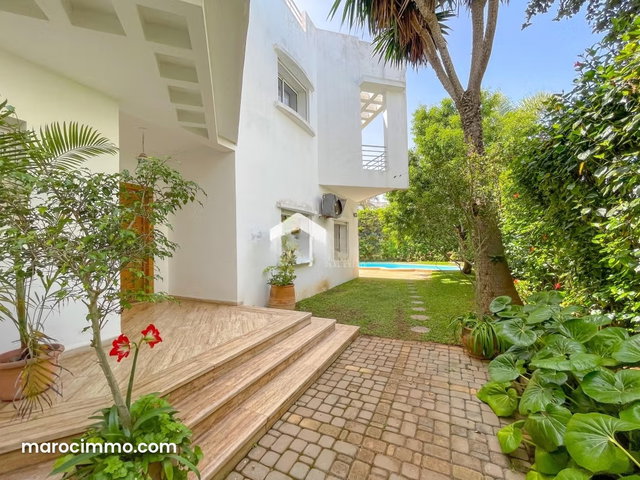 Luxurious villa for rent in Ain Diab. 500 sqm. Parabolic system and Moroccan salon — 4