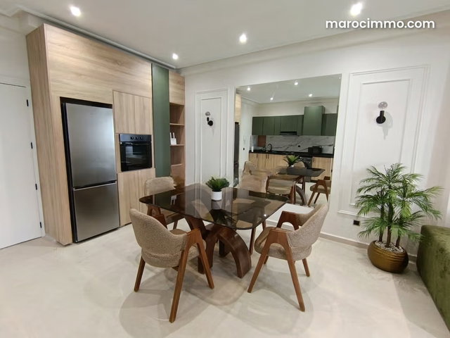 Bel appartement en location à Agdal. Superficie 65 m². Meublé — 5