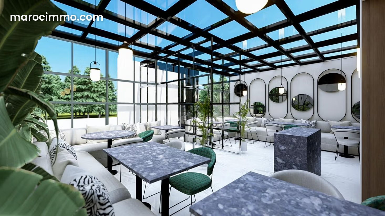 Local commercial 156 m² Hivernage, Marrakech, haut standing — Marrakesh