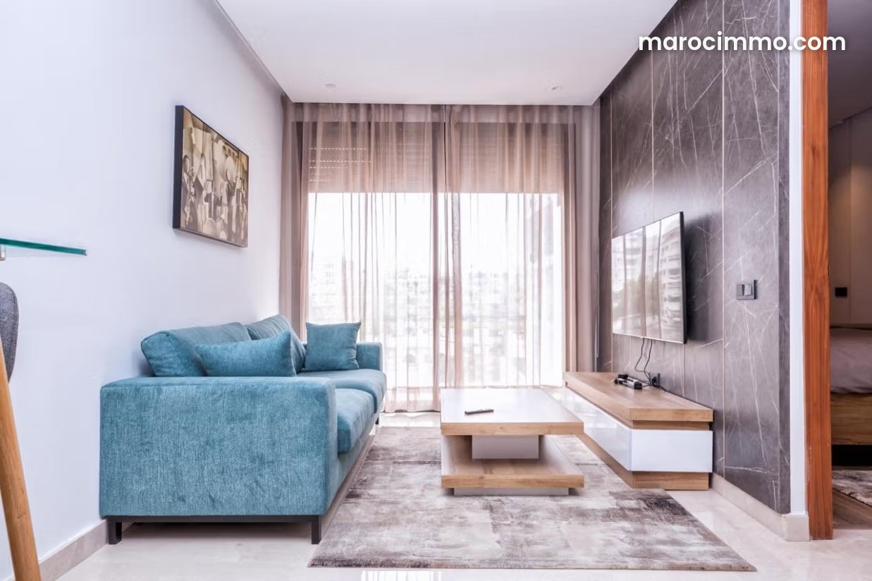 Furnished Apartment with Terrace in Les Princesses, Casablanca — Casablanca