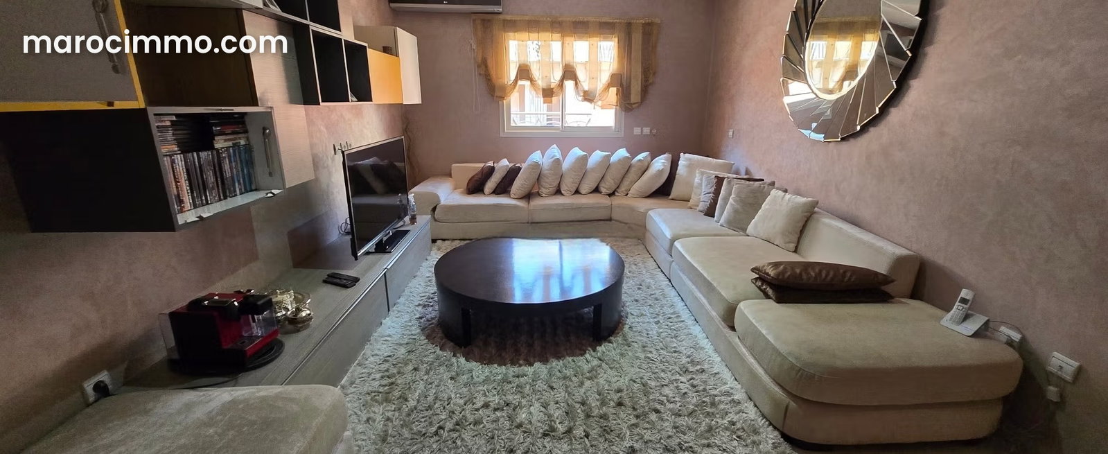 Furnished 106 sqm apartment with terrace and garage, Casablanca Road — Marrakesh