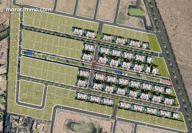 Vente Terrain nu à route de tahanaoute — مراكش