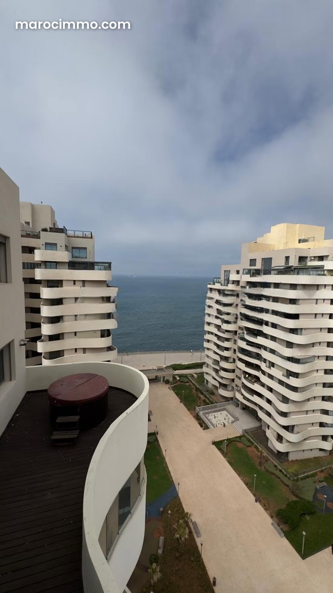 Appartement 4 chambres vue mer, Marina Casablanca à vendre — Casablanca