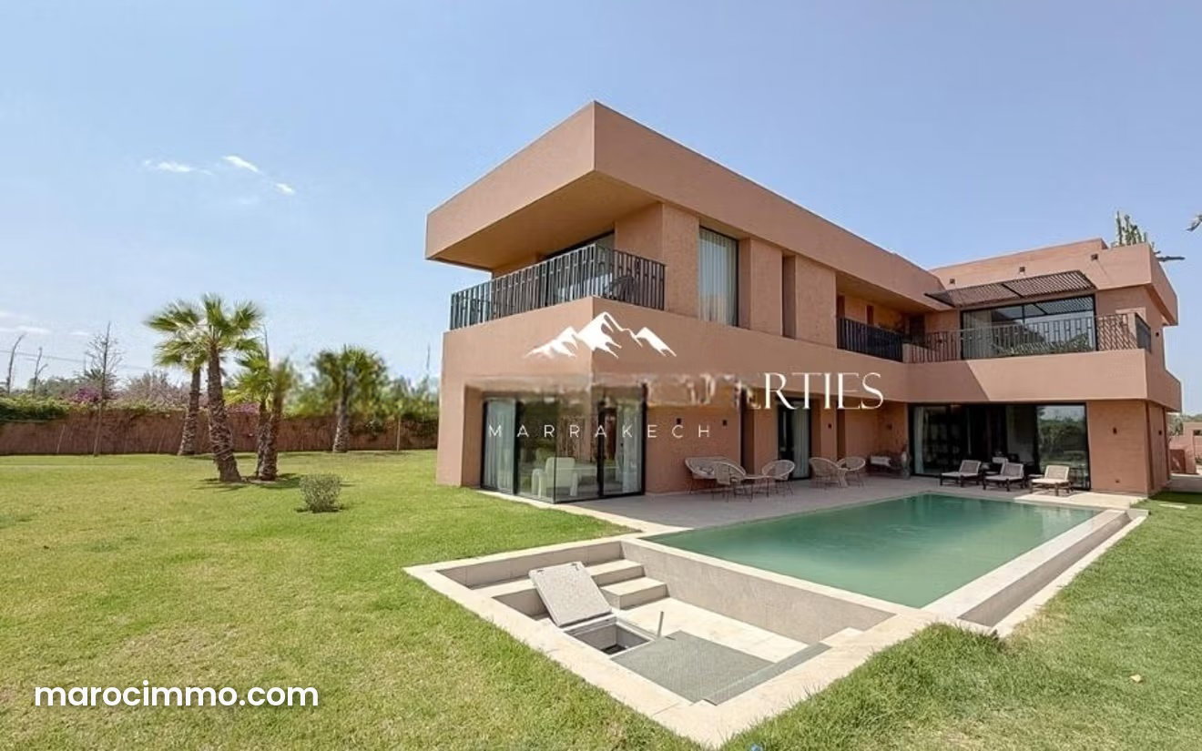 Villa contemporaine 630 m², piscine et jardin, Route d'Ourika — Marrakech