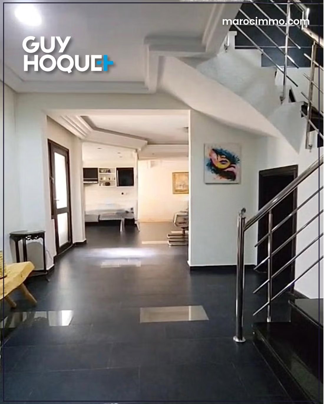 Appartement 243 m² meublé avec terrasse, Gauthier, Casablanca — Casablanca