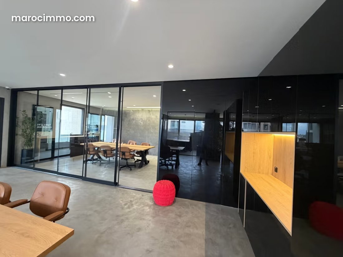 180 sqm Office with Terrace, Casablanca Finance City for Rent — Casablanca