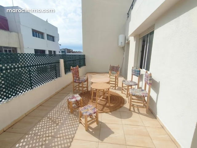 Appartement terrasse meublé 121m² Val Floury — الدار البيضاء