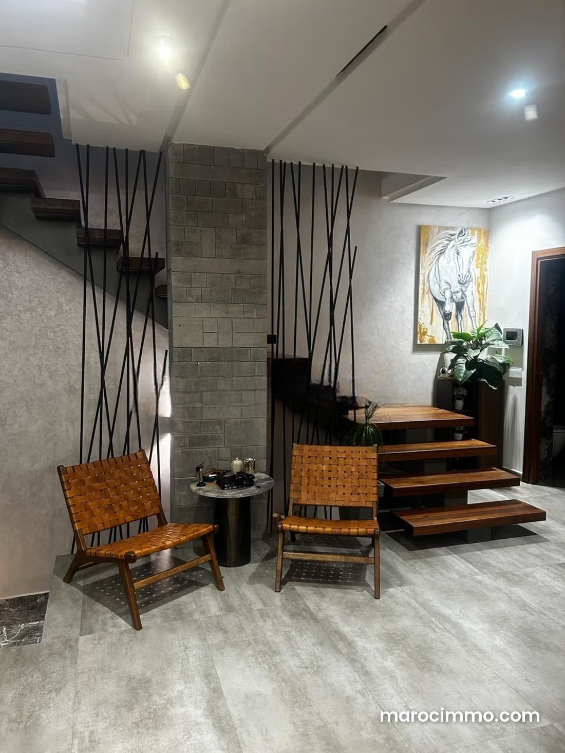 Furnished 200 sqm villa, 3 bedrooms, Riyad, Rabat — Rabat