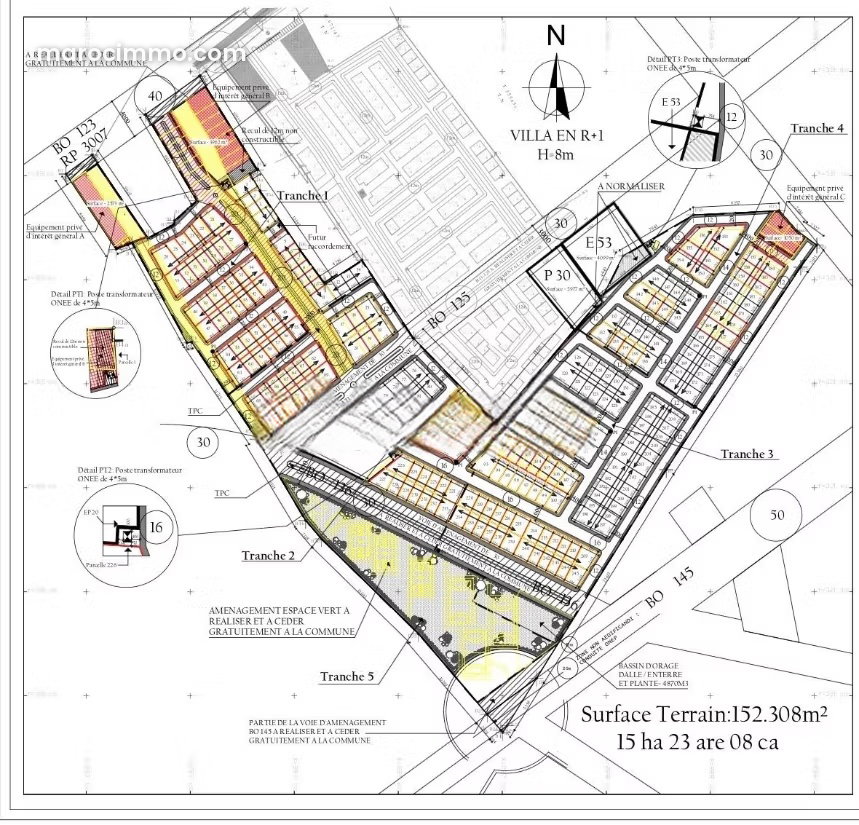 Terrain 300 m² titré à Bouskoura centre, secteur résidentiel calme — Bouskoura