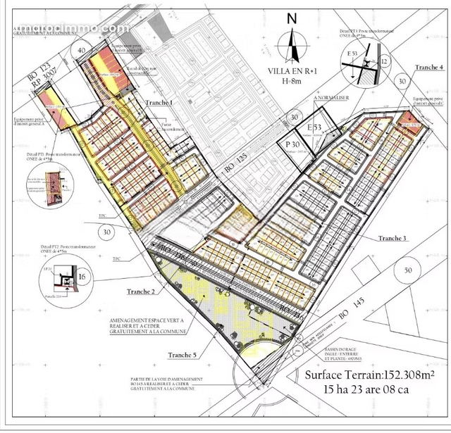 Terrain villa 300 m² premium à Bouskoura — Bouskoura