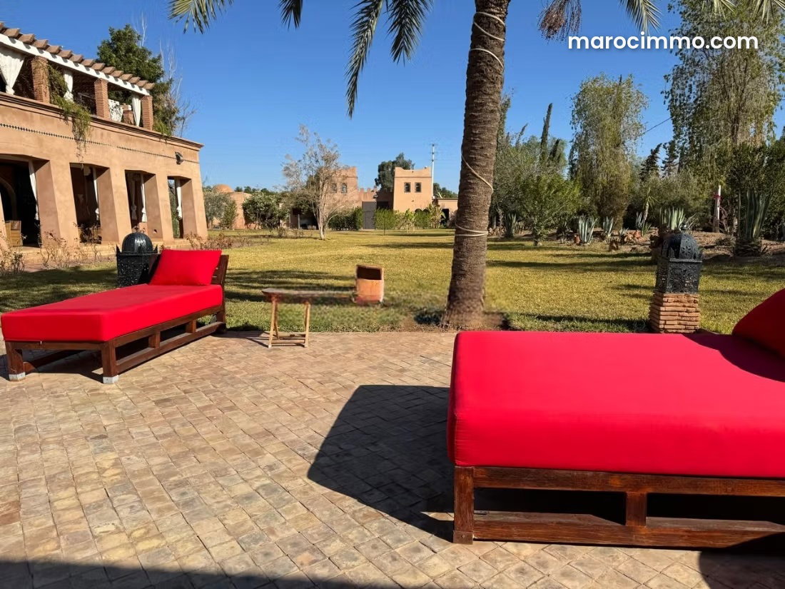 Villa d'exception 1800 m², 12 suites, Route de Fès, Marrakech — Marrakech