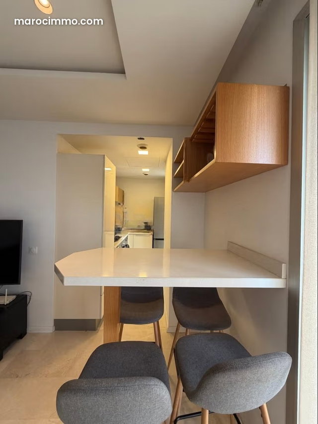 Magnificent furnished studio on the 11th floor, BO52 residence, separate kitchen, large balcony, — 3