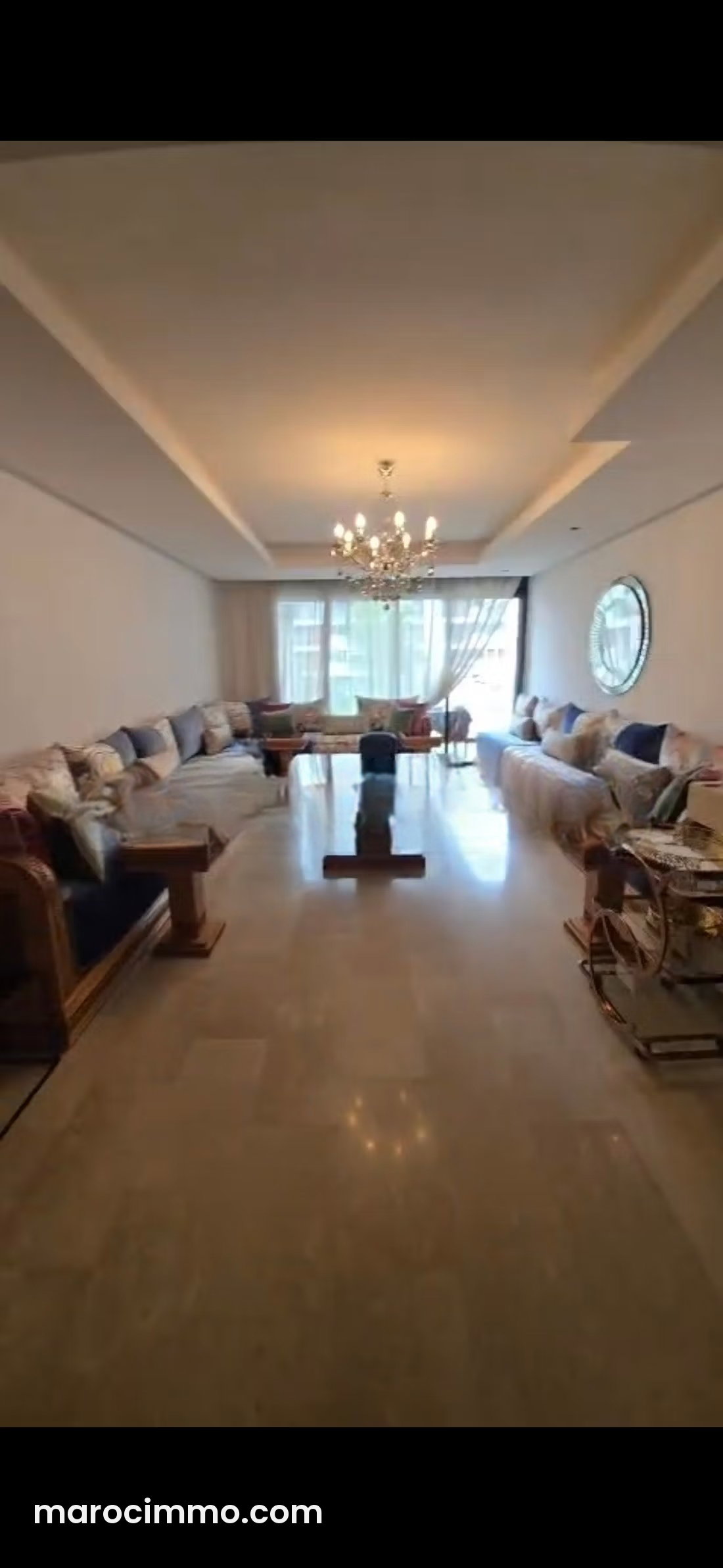 Appartement 140 m², 3 chambres avec terrasse, Souissi, Rabat — Rabat