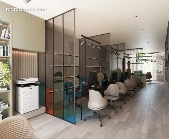 Offices for rent at Oasis team 80 m². Concierge and air conditioning — 5