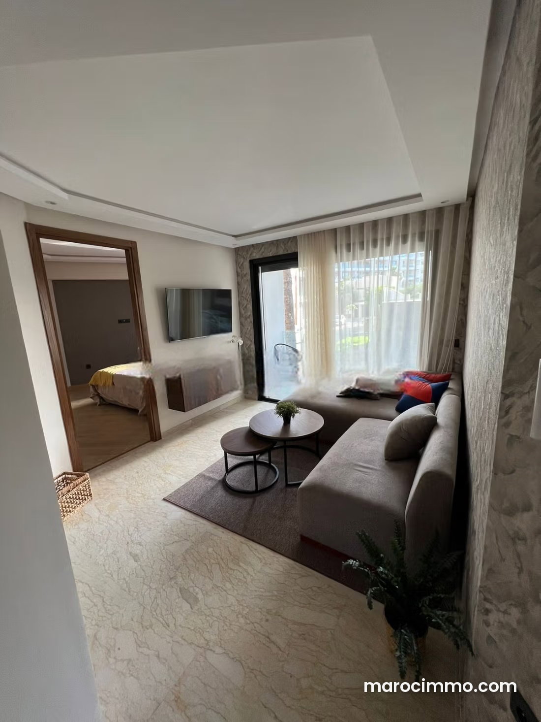 50 sqm Furnished Apartment, Ferme Bretone, Casablanca — Casablanca