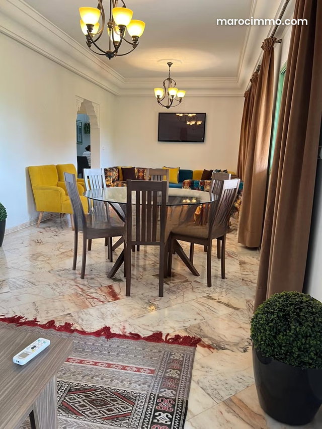Location d'un appartement à Ennakhil Palmeraie. 2 belles chambres. Meublé — 2