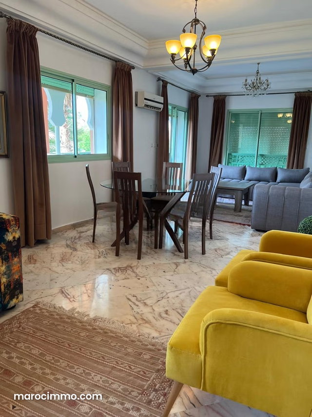 Location d'un appartement à Ennakhil Palmeraie. 2 belles chambres. Meublé — 4