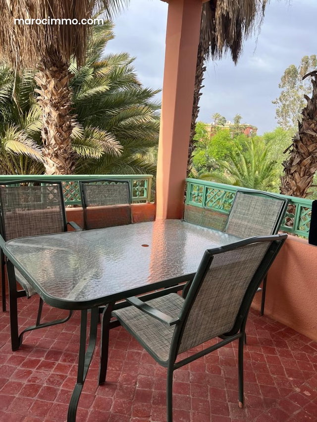 Location d'un appartement à Ennakhil Palmeraie. 2 belles chambres. Meublé — 5