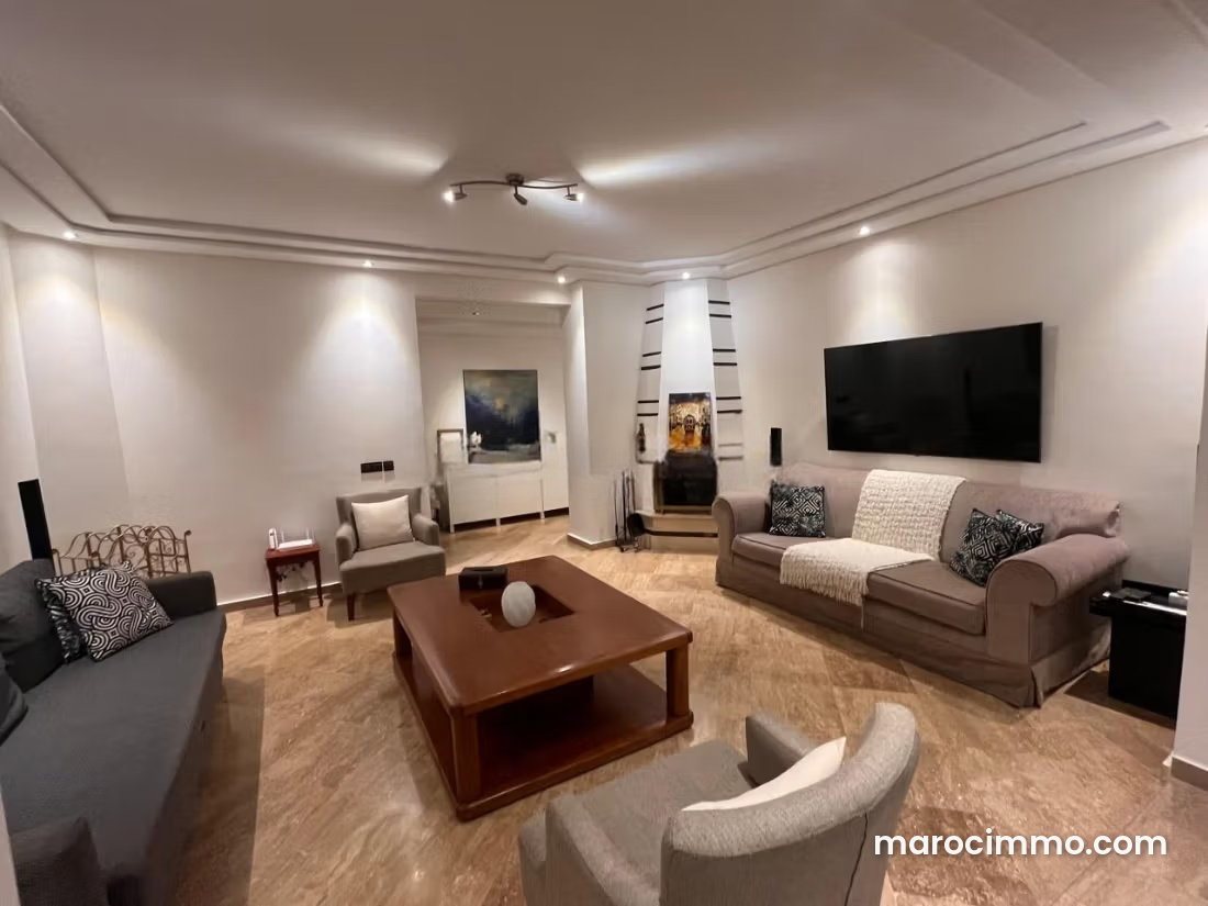 Furnished apartment with terrace for rent in Les Princesses, Casablanca — Casablanca