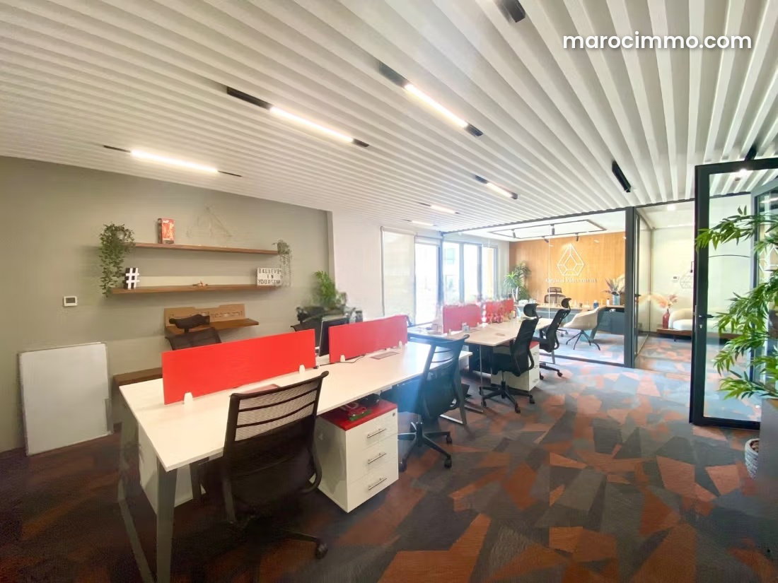 80 sqm office for rent, Sidi Maarouf, Casablanca, premium building — Casablanca