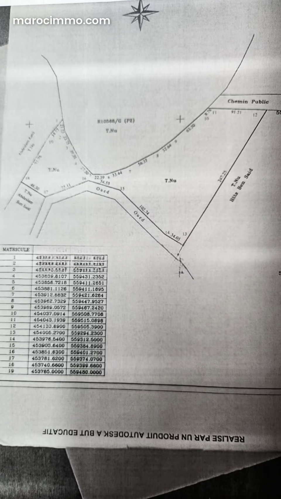 Domaine de 7Ha 4Ha avec Oued a Hajar Ennhal