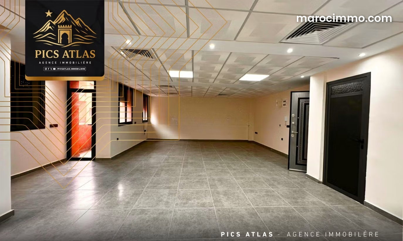Bureau 90 m² climatisé à louer, Hay Al Massar, Marrakech — Marrakech