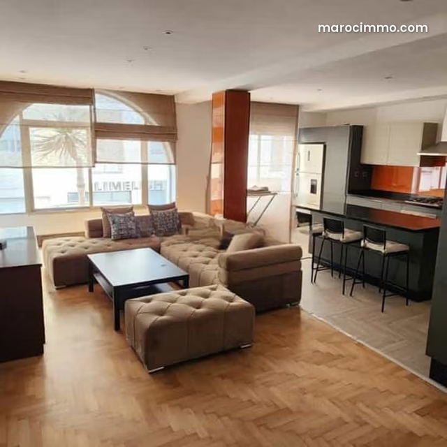Appartement à Louer de 110.0 m² à Casablanca, Racine — الدار البيضاء