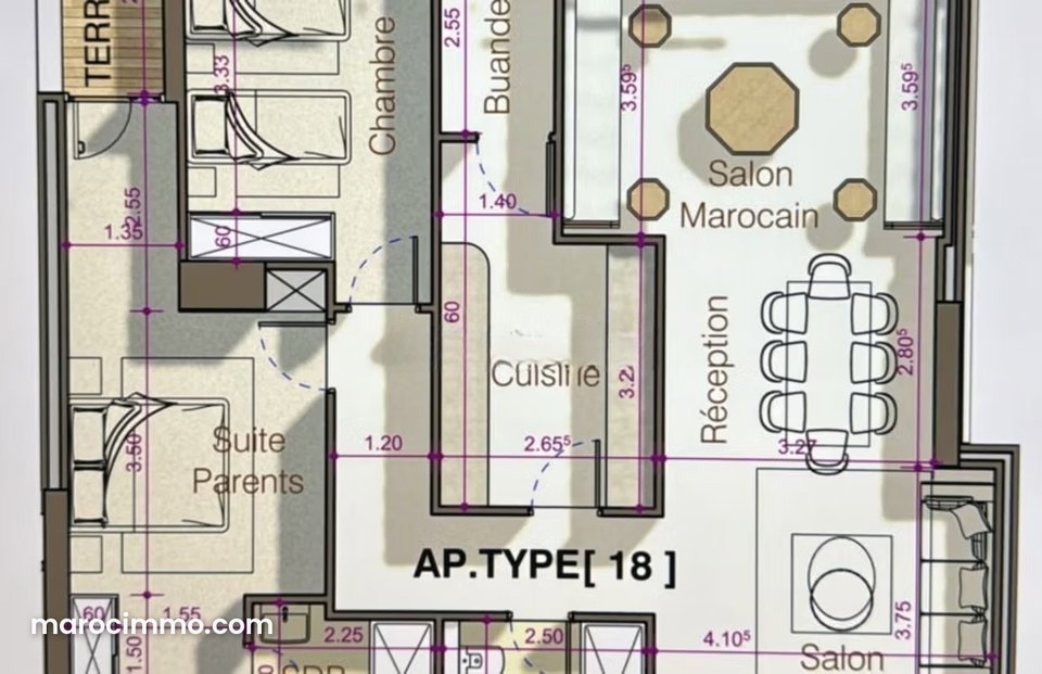 Appartements en vente a tanger projet neuf