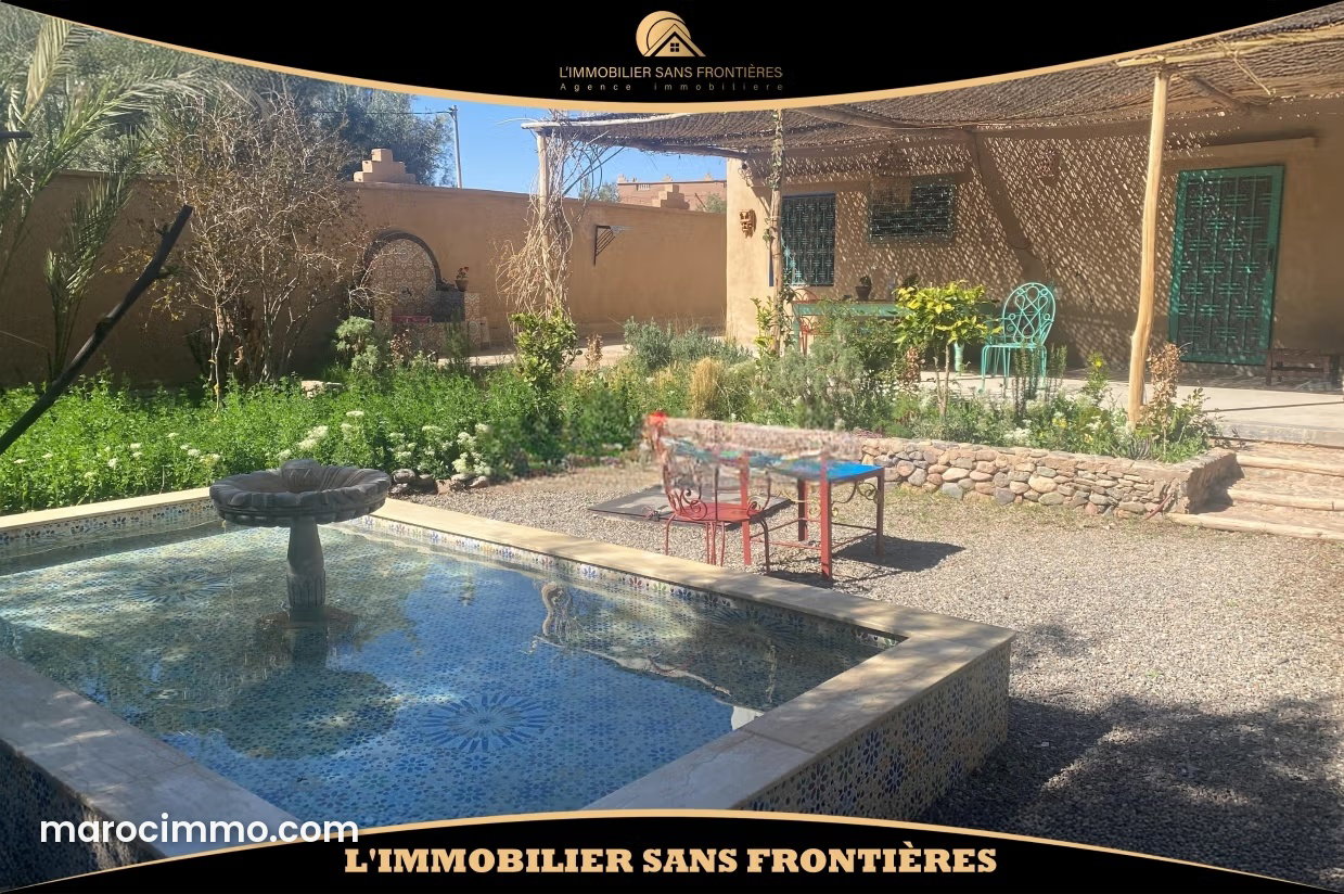 Furnished 500 m² Villa on 2,170 m² of Landscaped Grounds, Ouarzazate — Ouarzazate
