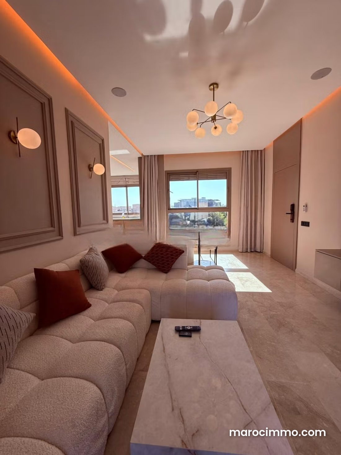 Appartement 89 m², 2 chambres, Guéliz, Marrakech, avec piscine — Marrakech
