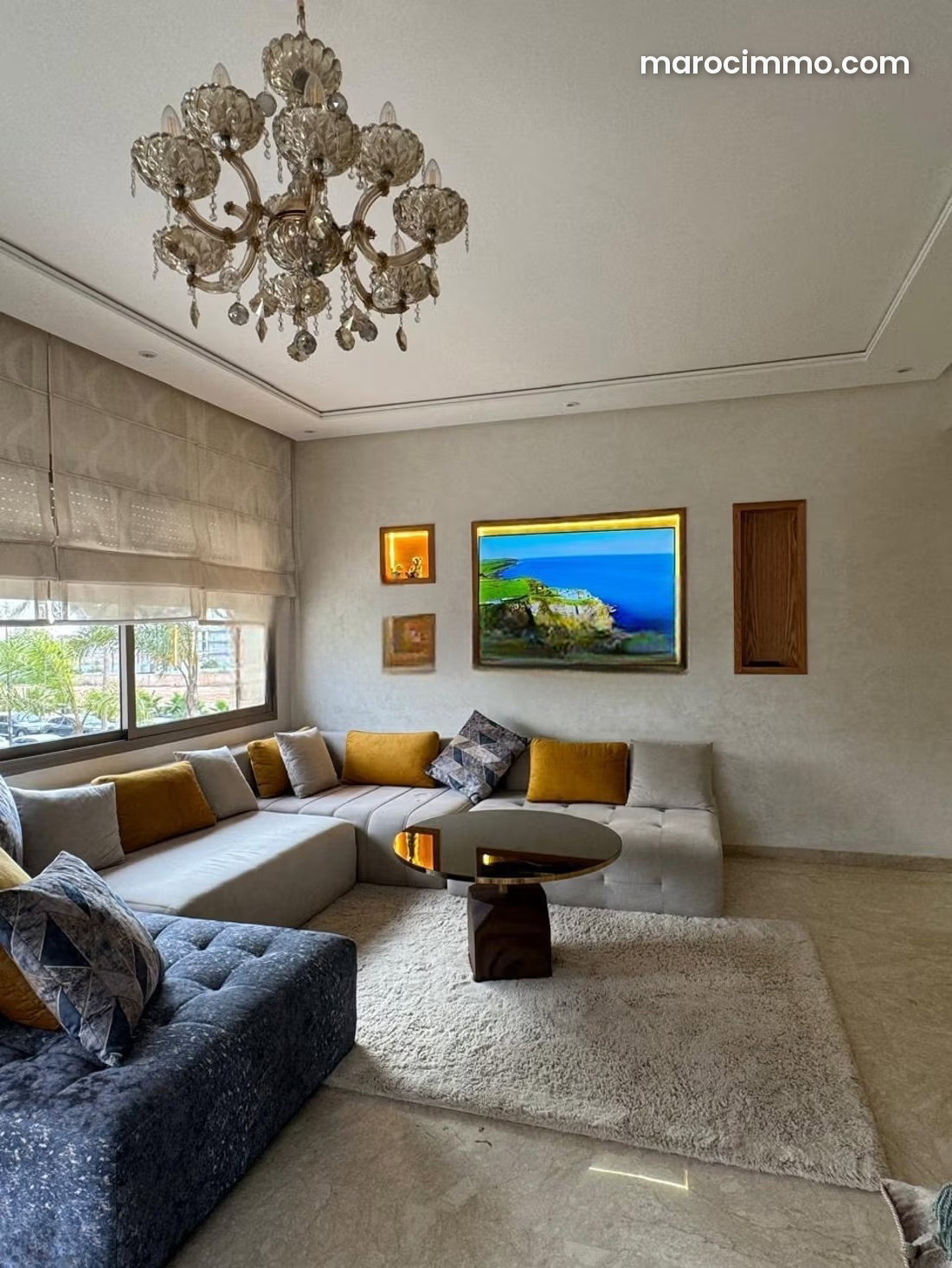 Furnished apartment with terrace for rent in Californie, Casablanca — Casablanca