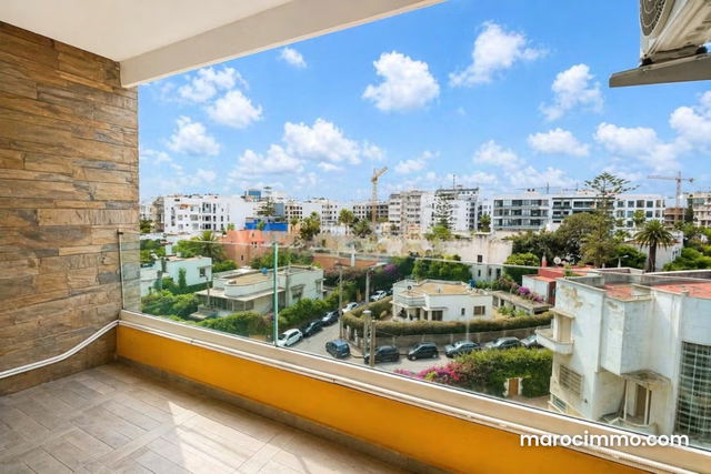 Location appartement meublé moderne 2chambres avec terrasse – Palmier, Casablanca — Casablanca