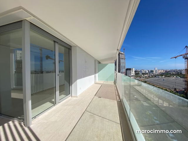 Location d'un appartement à Casablanca Finance City. 2 belles chambres. Garage — الدار البيضاء