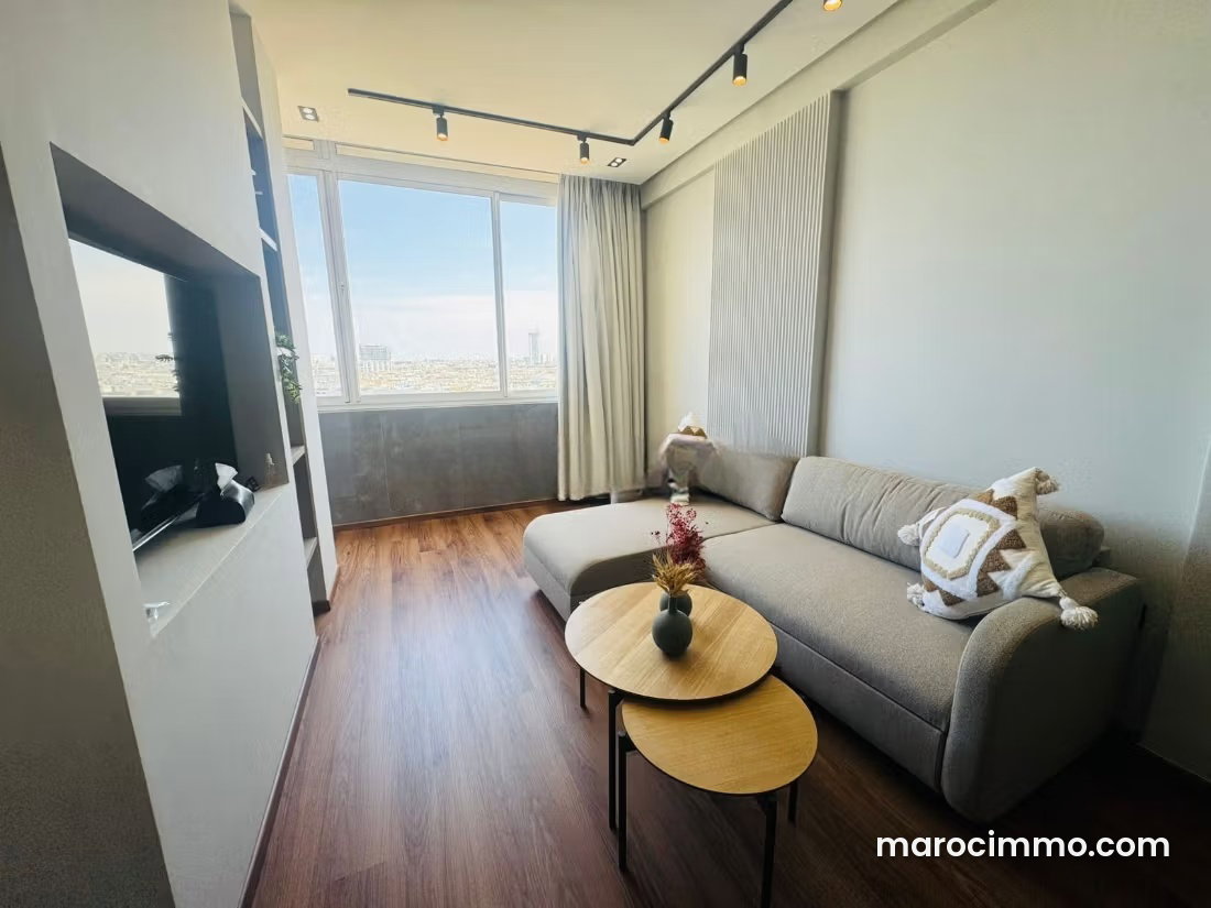 Furnished sea-view apartment for rent in Racine, Casablanca — Casablanca