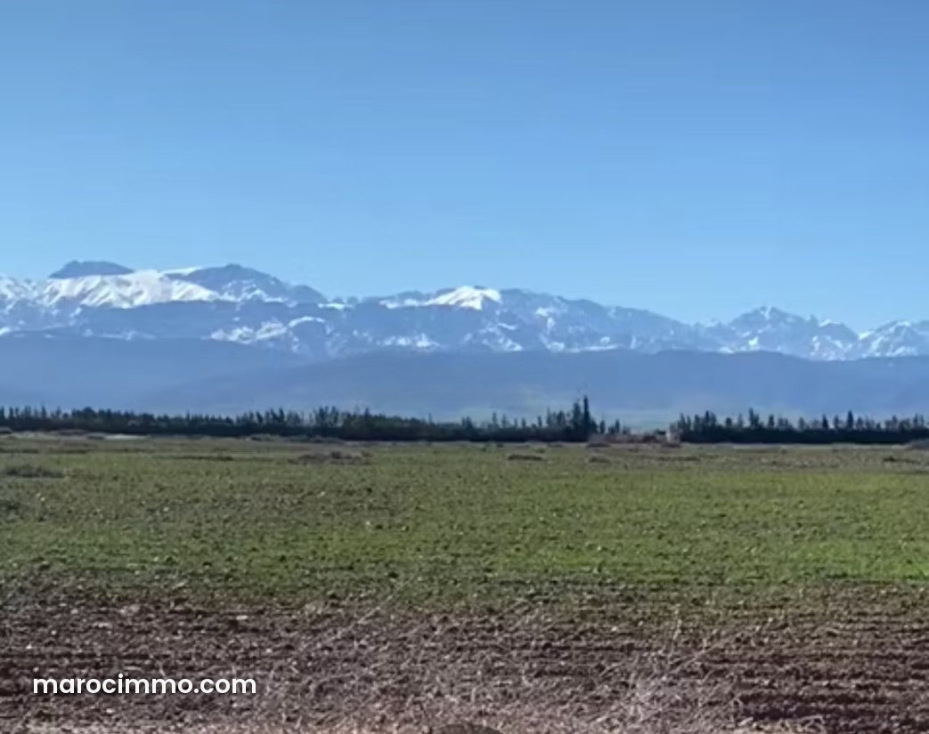 656 m² plot in Oued Ourika, Marrakech, in a secure residential development — Marrakesh