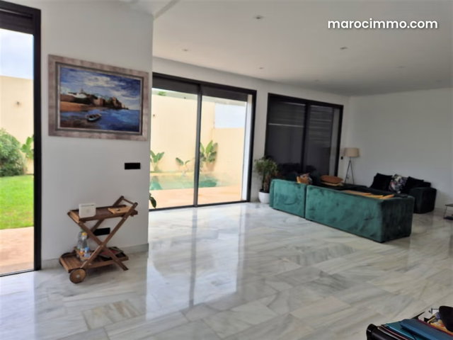 Villa meublée à louer avec piscine Dar Bouazza — 4