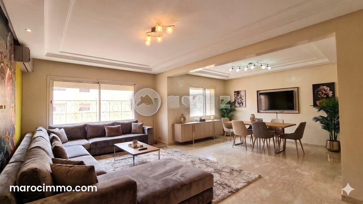 132 sqm Apartment with Terrace in CIL, Casablanca — Casablanca