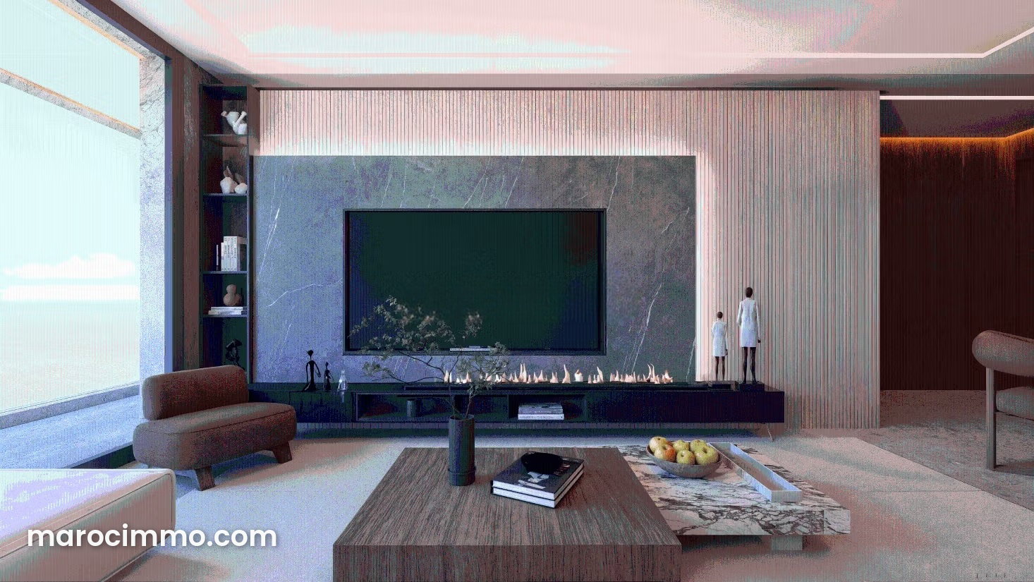 Appartement neuf 54 m², terrasse et vue Atlas, Guéliz Marrakech — Marrakech