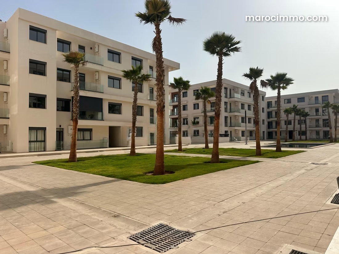 Furnished apartment with sea view for rent in Founty, Agadir — Agadir