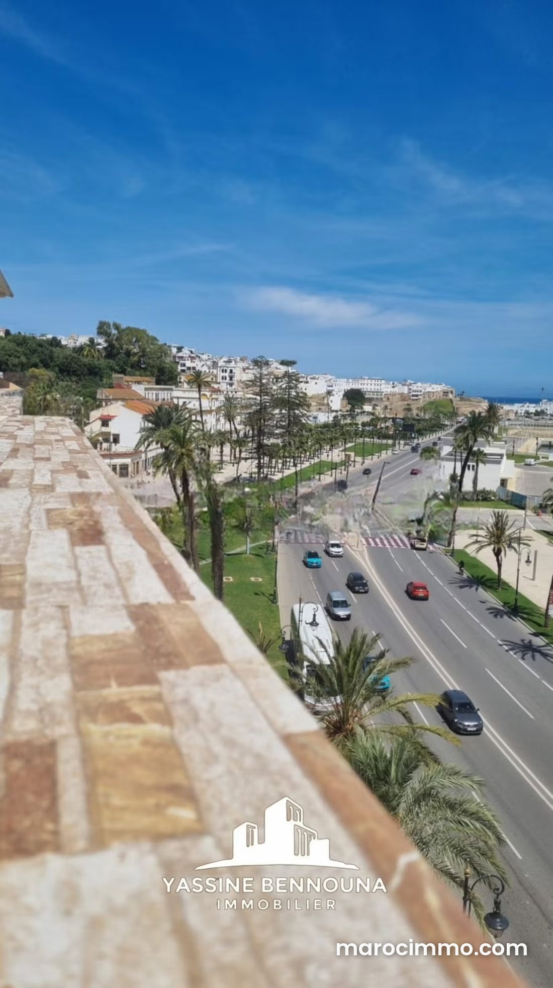 شقة مفروشة بإطلالة بحرية للإيجار بحي دي لا بلاج طنجة — طنجة