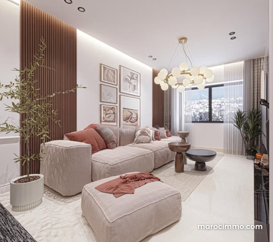 Appartement lumineux avec terrasse à Franceville Casablanca — Casablanca