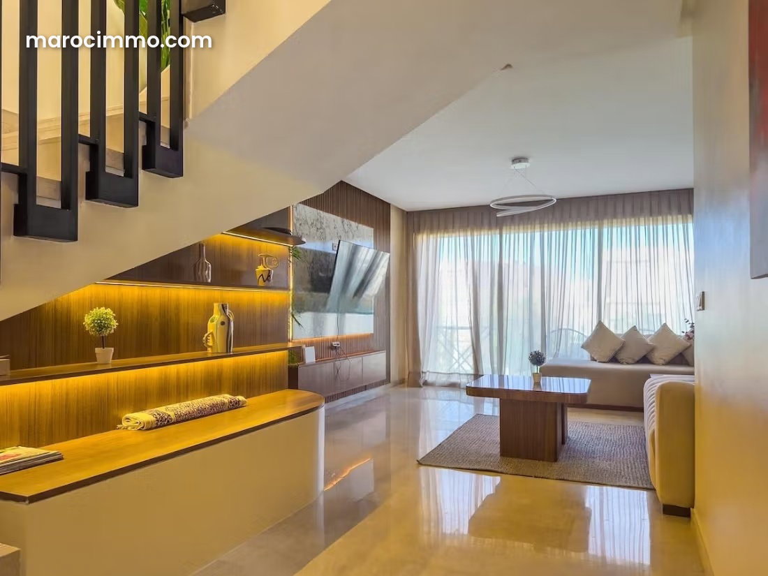 Furnished Duplex Apartment in Taghazout Bay, Proven Rental Performance — Taghazout