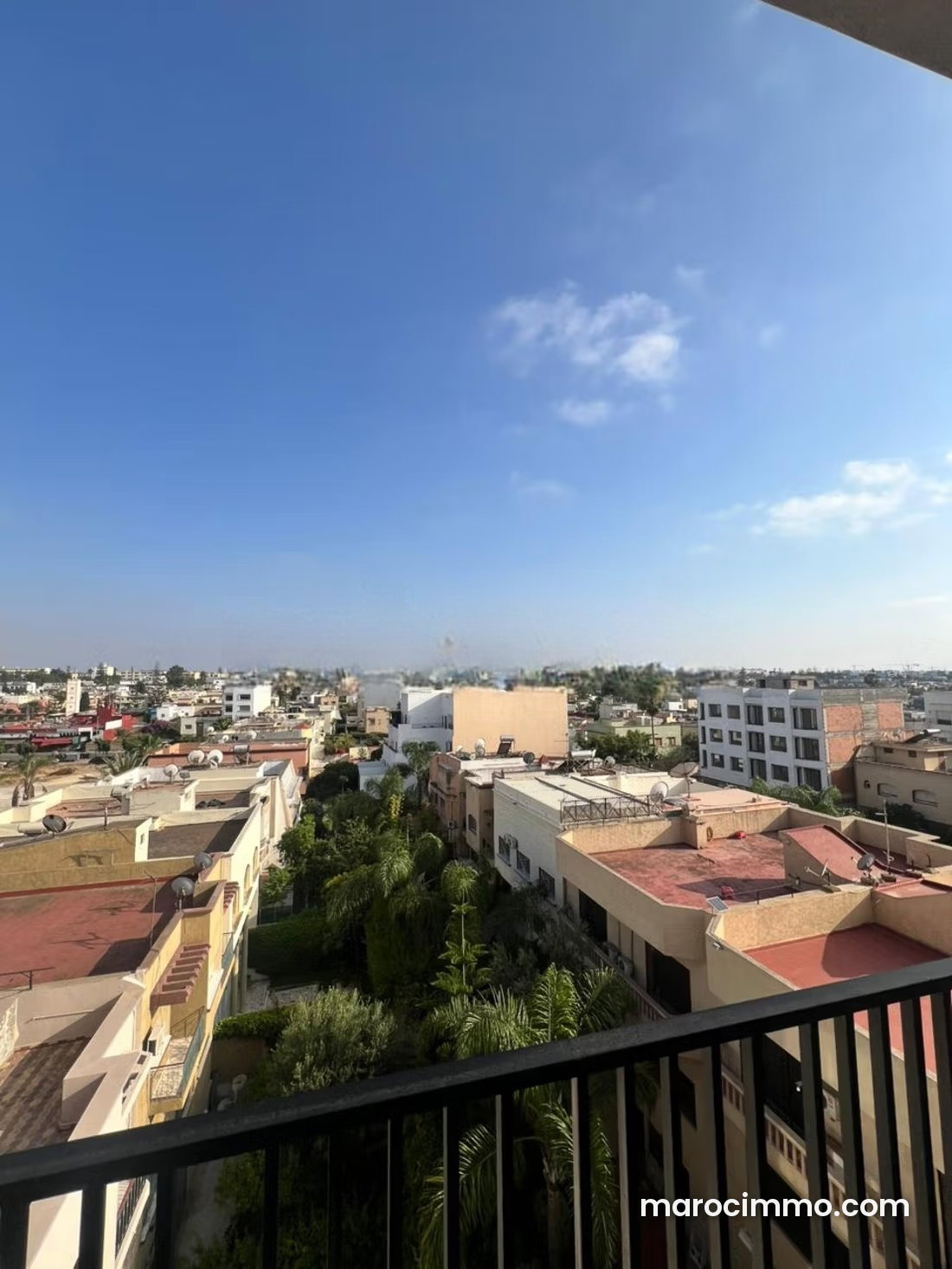 Furnished Studio with Terrace and Garage, Hospitals District — Casablanca