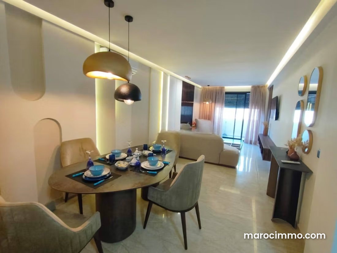 Furnished 50 m² studio with terrace and garage, Val Fleuri, Casablanca — Casablanca