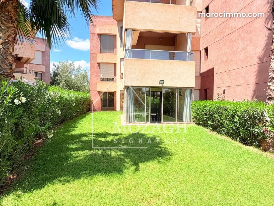 Appartement meublé rez, de, jardin avec piscine à Agdal Marrakech — Marrakech
