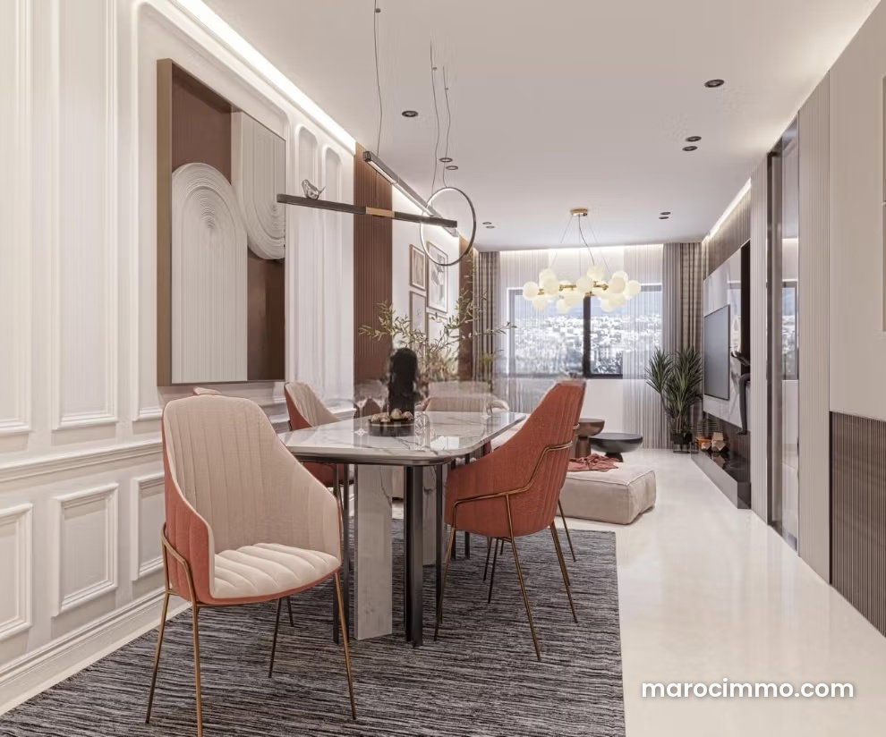 Modern Apartment in Franceville, Casablanca, with Terrace — Casablanca