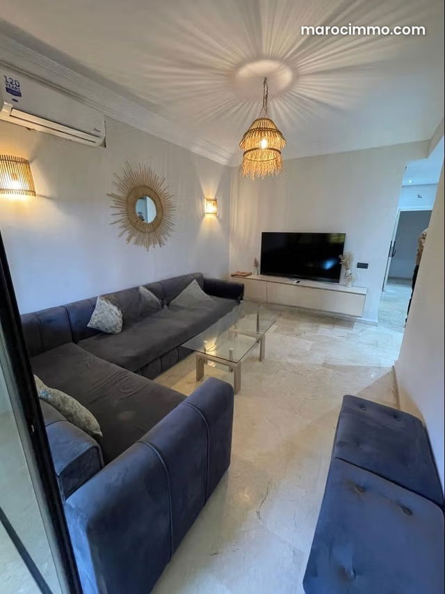Superbe appartement à vendre à Hivernage. 3 grandes pièces. Meublé — Marrakech