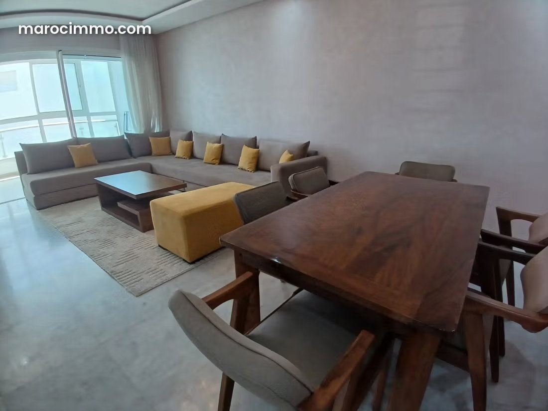Bright furnished apartment for rent in Hay Riad, Rabat — Rabat