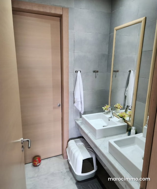 Appartement 3 chbrs à louer meublé à Prestigia Hay Riad — 3